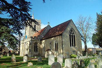 The church from the south-east March 2012